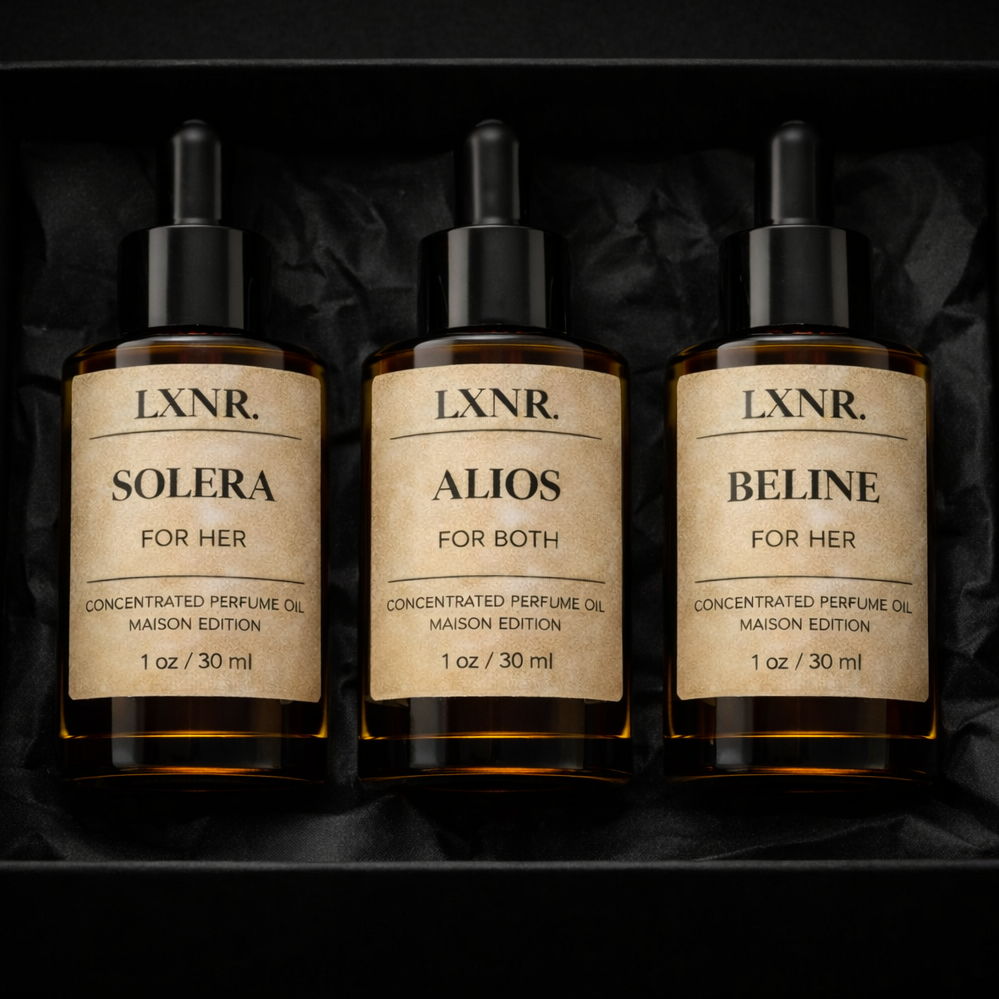 LXNR. Maison Edit — Your Choice of (3) 1 oz Concentrated Perfume Oils
