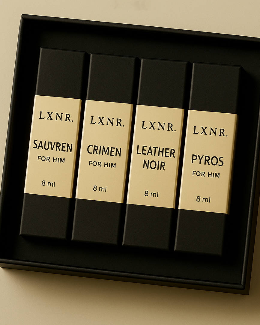 LXNR. Dimension Edit - Set of (4) 8 ml Concentrated Perfume Oils